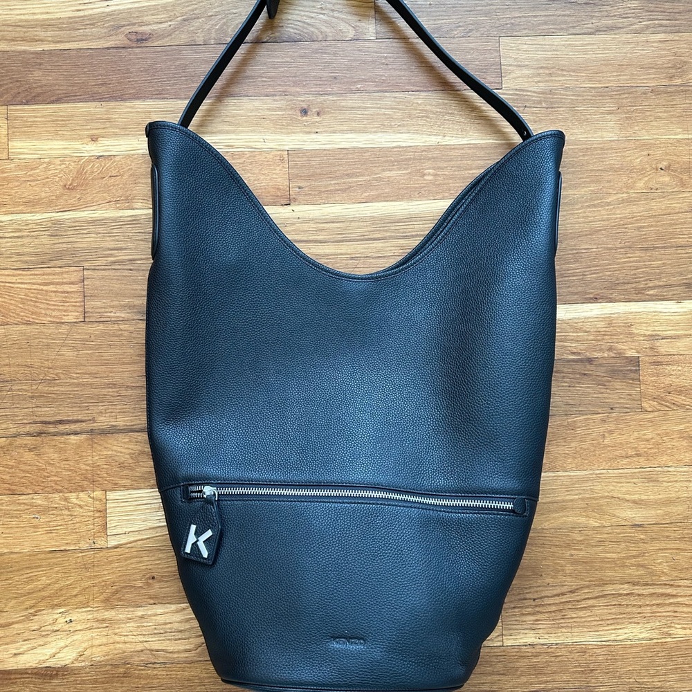 Kenzo large leather bucket shoulder bag BNWT